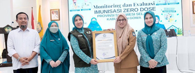 Jadi Percontohan di Sulsel hingga Nasional, Imunisasi Zero Dose Gowa Capai 101,6 Persen