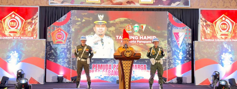 Hadiri Pelantikan PPM, Tasming Hamid Ajak Seluruh Organisasi Bersinergi Bangun Kota Parepare 