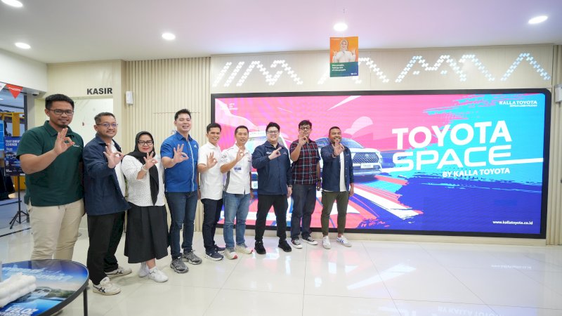 Untuk lebih mendekatkan inovasi dan teknologi terbarunya kepada masyarakat, Kalla Toyota akan mengadakan pameran otomotif bertajuk Toyota Space mulai tanggal 7 hingga 17 Mei 2026 di Mal Ratu Indah, Makassar