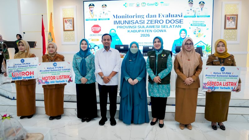 Gubernur Sulsel Tegaskan Target Zero Dose 100 Persen di Seluruh Wilayah