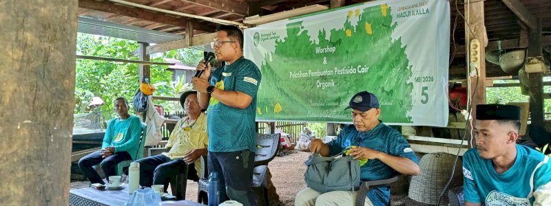 Petani Desa Sambueja Mulai Galakkan Pertanian Organik 