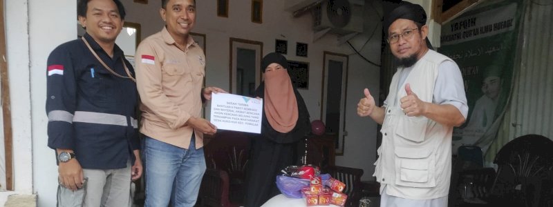 PT Vale Salurkan Bantuan Korban Puting Beliung dan Banjir di Pomalaa