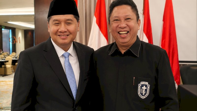 Ki-kan Ketua Umum PIKI, Maruara Sirait, Ketua DPD Sulsel Dr. Boas