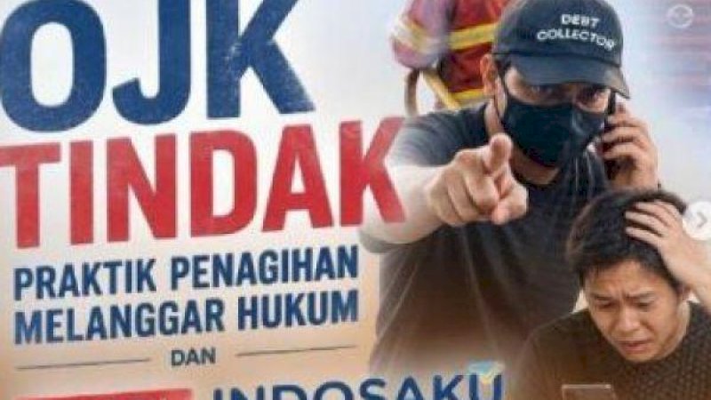 Otoritas Jasa Keuangan menjatuhkan sanksi administratif kepada PT Indosaku Digital Teknologi atau Indosaku atas ketidakpatuhan dalam pengelolaan dan pengawasan kegiatan penagihan, khususnya yang dilakukan melalui pihak ketiga.