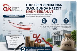 OJK Sebut Tren Penurunan Suku Bunga Kredit Masih Berlanjut