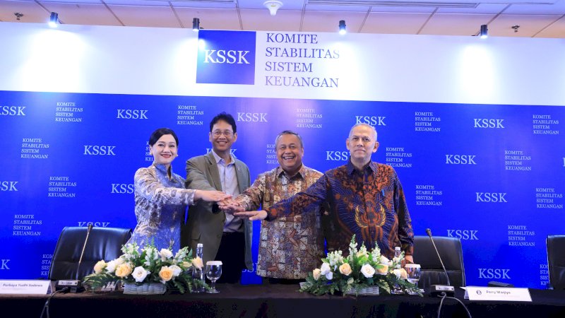 Komite Stabilitas Sistem Keuangan (KSSK) memastikan kondisi fiskal, moneter, dan sektor keuangan nasional tetap terjaga sepanjang triwulan I 2026 di tengah meningkatnya ketidakpastian ekonomi global akibat eskalasi konflik di Timur Tengah.