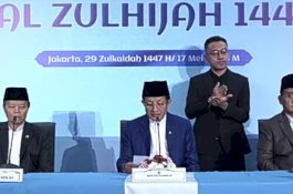 Pemerintah Tetapkan Iduladha 1447 H Jatuh pada Rabu, 27 Mei 2026