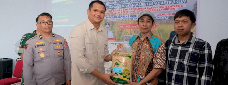 Pemkab Bantaeng Perkuat Ketahanan Pangan Lewat Distribusi Benih Unggul