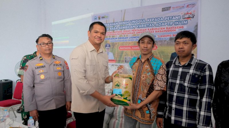Pemkab Bantaeng Perkuat Ketahanan Pangan Lewat Distribusi Benih Unggul