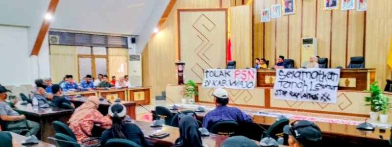 DPRD Wajo Terima Aspirasi Pedagang-PMII, Relokasi Pasar Wiringpalannae Ditolak