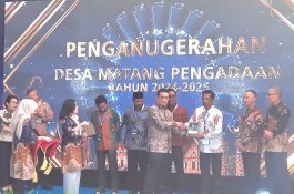 Pakatto Raih Penghargaan Desa Matang Pengadaan dari LKPP RI