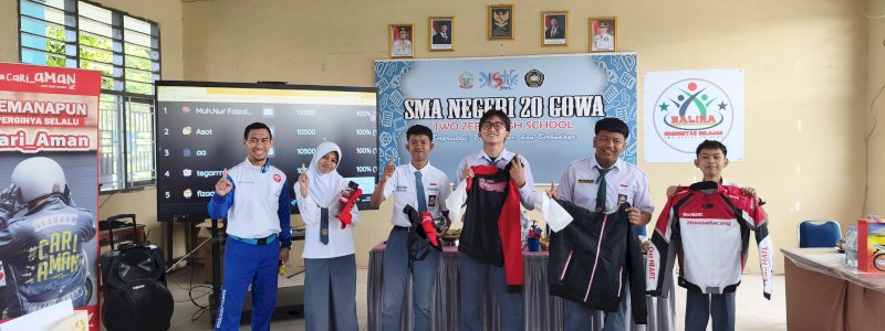 Astra Motor Sulsel Edukasi Pelajar SMAN 20 Gowa, Tekankan Pentingnya Budaya Berkendara Aman