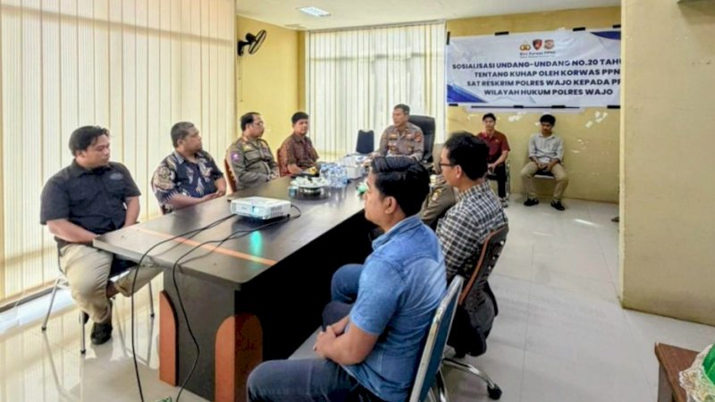 Polres Wajo Gelar Sosialisasi KUHAP Baru bagi PPNS