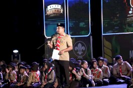Pembukaan Perkemahan Bangkit Penggalang 2026 Meriah, Tasming Hamid Tekankan Pentingnya Karakter Generasi Muda