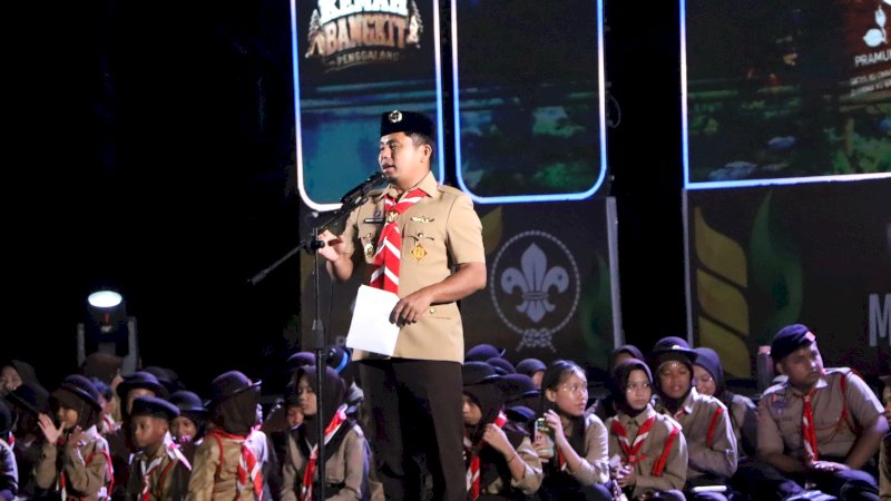 Pembukaan Perkemahan Bangkit Penggalang 2026 Meriah, Tasming Hamid Tekankan Pentingnya Karakter Generasi Muda