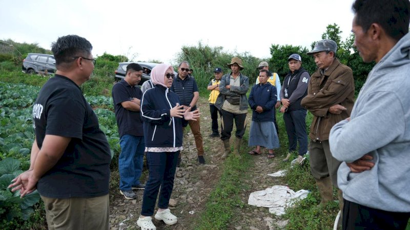 Tinjau Tiga Ruas Jalan di Tinggimoncong, Bupati Gowa Dorong Akses Pertanian dan Wisata Lebih Baik