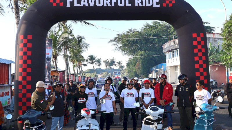 Lepas Mods Mayday Ajatappareng 2026, Tasming Hamid: Satu Aspal Semua Saudara