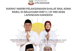 Pemkot Makassar Akan Salat Idul Adha 1447 Hijriah di Lapangan Karebosi