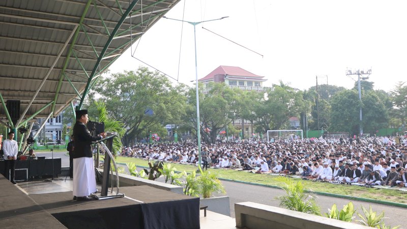 Di Hari Raya Idul Adha,  Tasming Hamid  Sampaikan Tren Positif Capaian Pembangunan Kota Parepare