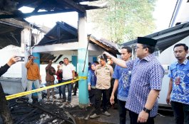 Wabup Gowa Tinjau Lokasi Kebakaran RSUD Syekh Yusuf, Pastikan Pelayanan Tetap Berjalan