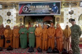 Kodim Sidrap Gelar Doa Bersama dan Pemberian Bansos Kepada Veteran dan Tundayatu