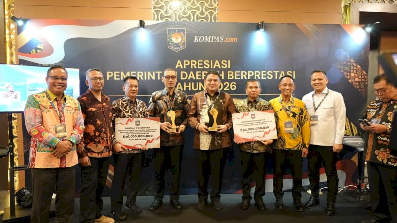 Kota Makassar Raih Penghargaan Terbaik I Kategori Creative Financing Regional Sulawesi Tahun 2026