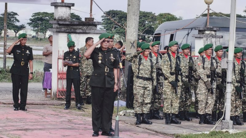 Rangkaian HUT ke-69 Kodam XIV/Hasanuddin, Kodim Sidrap Ziarah ke TMP Mario