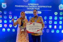 Raih Penghargaan Nasional Penurunan Pengangguran,  Pemkab Wajo Diganjar Bantuan Rp 3 Miliar