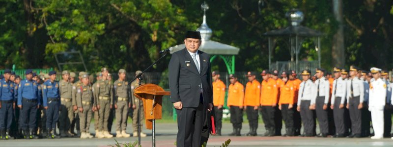 Munafri Arifuddin Pimpin Upacara Hari Lahir Pancasila di Lapangan Karebosi