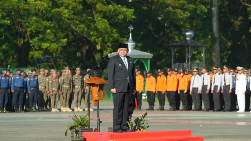 Munafri Arifuddin Pimpin Upacara Hari Lahir Pancasila di Lapangan Karebosi