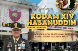 Syukuran HUT ke-69 Kodam XIV/Hasanuddin Berlangsung Khidmat di Kodim Sidrap