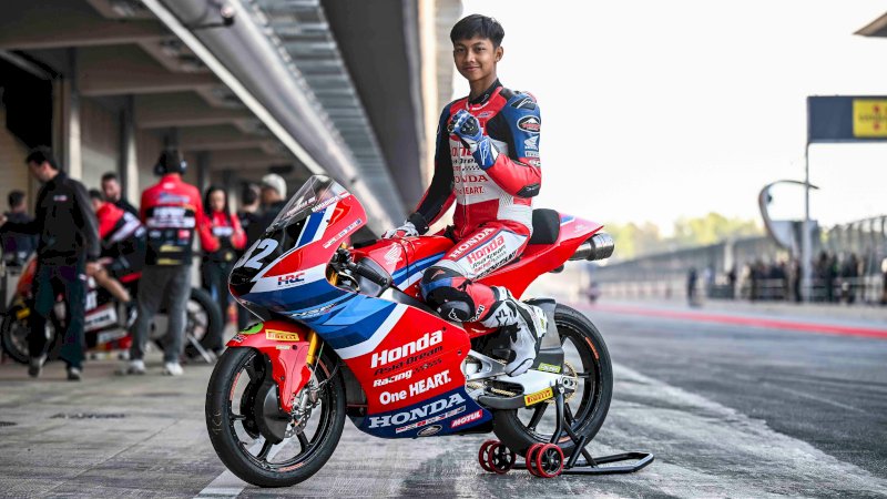 Ramadhipa akan menunggangi motor prototype Honda NSF250RW berkekuatan penuh.