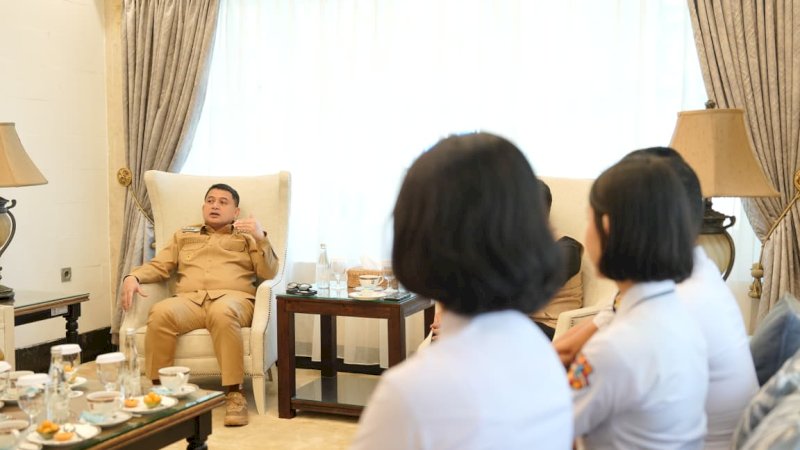 Wali Kota Makassar Munafri Arifuddin Motivasi Delegasi Paskibraka