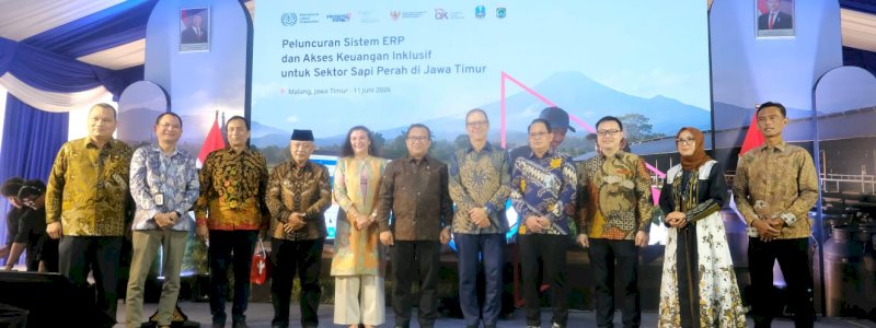 Dobrak Hambatan Kredit Peternak Sapi Perah, OJK dan ILO Luncurkan Sistem ERP Berbasis Digital di Jatim