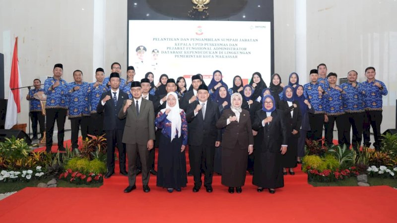 Pemkot Makassar Akhirnya Lantik 47 Kepala Puskesmas Definitif
