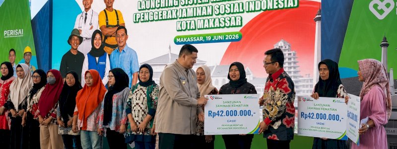 Resmi Diluncurkan, Perisai Keagenan Jadi Senjata Baru Pemkot Makassar Lindungi Pekerja Rentan