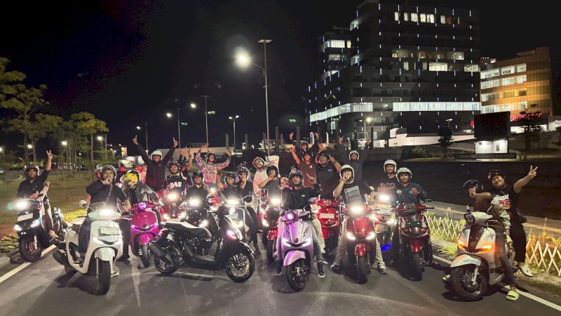 Astra Motor Sulawesi Selatan (Asmo Sulsel) sukses menggelar aktivitas night ride eksklusif bertajuk kebersamaan bersama komunitas Honda Stylo Club Indonesia (HASCI) Makassar Chapter, Kamis (18/6) malam