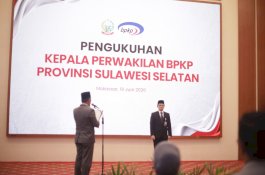 Tasming Hamid Hadiri Pengukuhan Kepala BPKP Sulsel, Dorong Pengawasan untuk Efektivitas Pembangunan