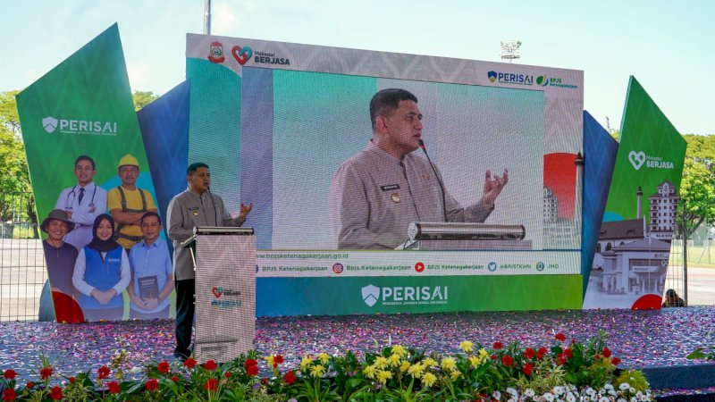 Pemkot Makassar bersama BPJS Ketenagakerjaan Launching Perisai 