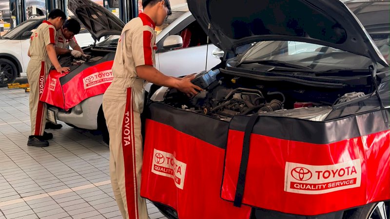 Kalla Toyota secara konsisten melakukan standardisasi keahlian mekanik dan kelengkapan peralatan bengkel, tanpa membedakan lokasi.
