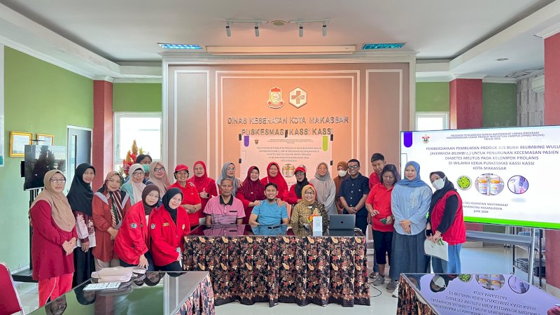 Hilirisasi Riset FKM Unhas Berdayakan Penyandang Diabetes melalui Inovasi Jus Belimbing Wuluh Bernilai Ekonomi