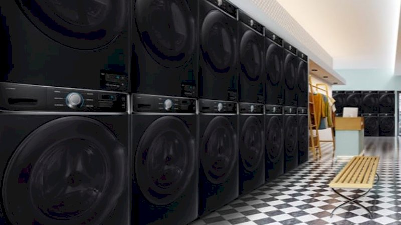Samsung menghadirkan Professional Laundry Washer WF18 dan Professional Dryer DV14 untuk mendukung produktivitas, efisiensi operasional, serta pertumbuhan bisnis laundry dalam jangka panjang. (Foto: Samsung)