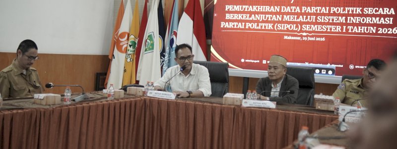 Bawaslu Sulsel Ingatkan Perlindungan Hak Masyarakat dalam Pemutakhiran Data Partai Politik