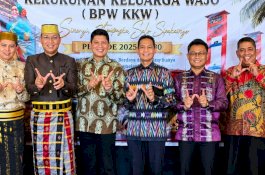 Mewakili Bupati, Kepala BKPSDM Wajo Perkuat Silaturahmi di Pengukuhan KKW Sumatera Selatan
