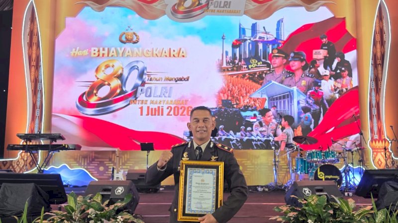 Samapta Polrestabes Makassar Raih Juara I Lomba Video Patroli Kreatif