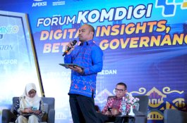 Kadis Kominfo Makassar Paparkan Keunggulan LONTARA+ di Forum Komdigi
