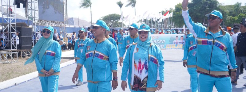 Hadiri Pembukaan Porsenijar PGRI Sulsel, Bupati Andi Rosman Ajak Guru Junjung Sportivitas dan Kreativitas