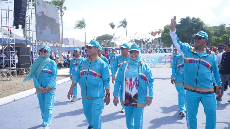 Hadiri Pembukaan Porsenijar PGRI Sulsel, Bupati Andi Rosman Ajak Guru Junjung Sportivitas dan Kreativitas