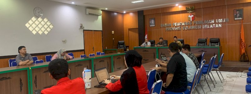 Bawaslu Sulsel Konsolidasikan Hasil Pengawasan PDPB Kabupaten/Kota