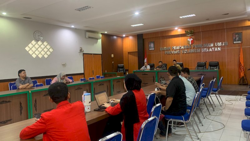Bawaslu Sulsel Konsolidasikan Hasil Pengawasan PDPB Kabupaten/Kota